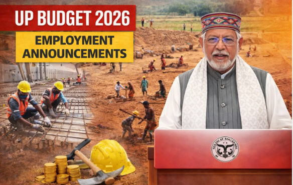 UP Budget 2026, उत्तर प्रदेश बजट, 9.12 लाख करोड़ बजट, यूपी विकास योजना, यूपी इंफ्रास्ट्रक्चर, यूपी निवेश, यूपी रोजगार, 1 ट्रिलियन इकोनॉमी