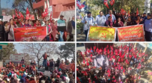 हिमाचल हड़ताल, CITU प्रदर्शन, मजदूर आंदोलन हिमाचल, कर्मचारी हड़ताल खबर, Himachal protest news