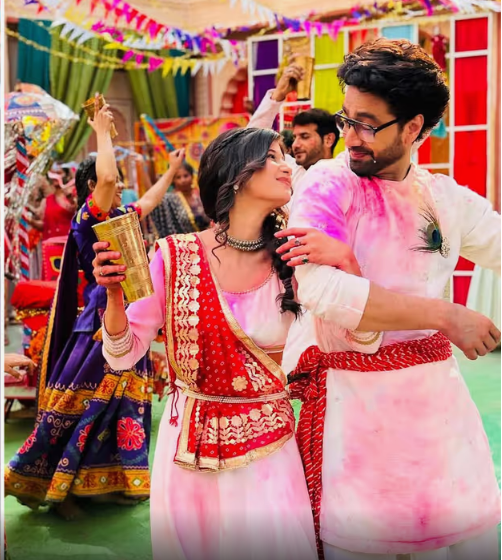 YRKKH Holi Celebration, अरमान अभिरा होली फोटो, Yeh Rishta Kya Kehlata Hai होली एपिसोड, YRKKH वायरल तस्वीरें, टीवी सीरियल होली स्पेशल