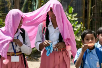 यूपी गर्मी, हीट वेव उत्तर प्रदेश, स्कूल टाइम बदलाव, गाजियाबाद नोएडा मौसम, IMD तापमान