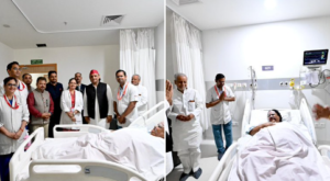 अखिलेश यादव, अनुपमा जायसवाल, बहराइच हादसा, महिला जन आक्रोश सम्मेलन, उत्तर प्रदेश राजनीति, मेदांता अस्पताल लखनऊ