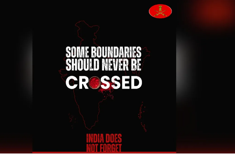 पहलगाम हमला, ऑपरेशन सिंदूर, भारतीय सेना बयान, पाकिस्तान PoK आतंकी ठिकाने, जम्मू कश्मीर आतंकी हमला, सेना का सख्त संदेश, भारत आतंकवाद नीति