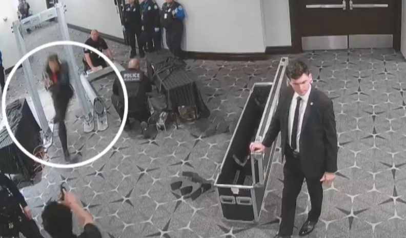 Donald Trump attack case, Cole Allen video, US Secret Service security breach, hotel security checkpoint breach, Trump assassination attempt investigation, DOJ released video, US security investigation news, international breaking news in Hindi