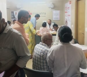 अमरावती स्पोर्ट्स सिटी में फ्री हेल्थ चेकअप कैंप