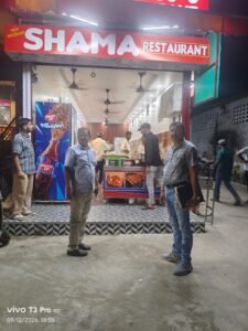 मुरादाबाद में मेज़बान शमा रेस्टोरेंट पर कार्रवाई