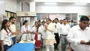 मूंढापांडे में स्वास्थ्य शिविर