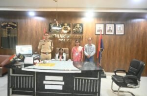 छात्रा सुनैना बनीं एक दिन की सांकेतिक एसपी