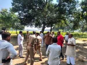 उसका बाजार रामलीला मैदान का ASP-ADM ने किया निरीक्षण