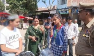 उदिति शर्मा बनीं एक दिन की थाना प्रभारी