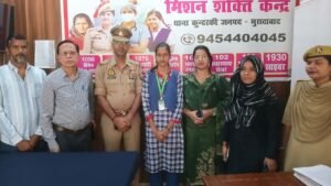 उदिति शर्मा बनीं एक दिन की थाना प्रभारी