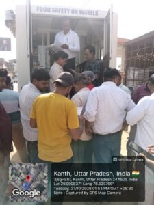 मुरादाबाद के कांठ में खाद्य जांच, 20 नमूनों में एक फेल