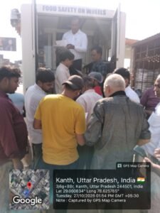 मुरादाबाद के कांठ में खाद्य जांच, 20 नमूनों में एक फेल