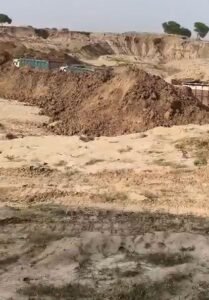जालौन में परासन मौरंग खदान पर विवाद